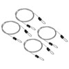 PATIKIL Security Steel Cable 2.5mm x 1m/3.28ft Coated Luggage Lock