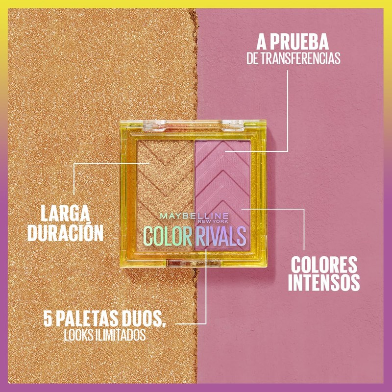 Maybelline Sombras de Ojos de larga duración, a prueba de