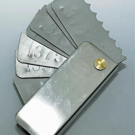 Garage Door Spring Measure Tool Commercial Pocket Wire Gauge - Measures Sizes 0.319 to 0.562