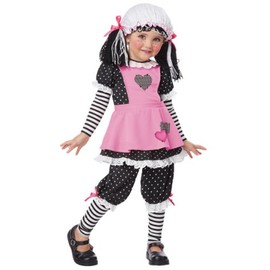 California Costumes Girls Rag Dolly Toddler Costume