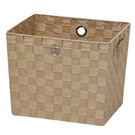 Iris Ohyama CBK-31D Basket Beige, Width 12.4 x Depth 10.2 x Height 10.2 inches (31.5 x 26 x 26 cm)