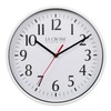 La Crosse 404-3025W 10-inch Basics Quartz Analog Wall Clock -