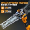 Alloyman Roof Gutter Cleaning from The Ground,40V Cordless Leaf Blowers