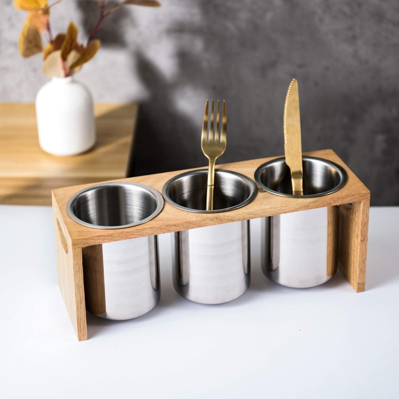 IMEEA Chopsticks Holder Cutlery Stand Cutlery Holder Cutlery Case Stainless
