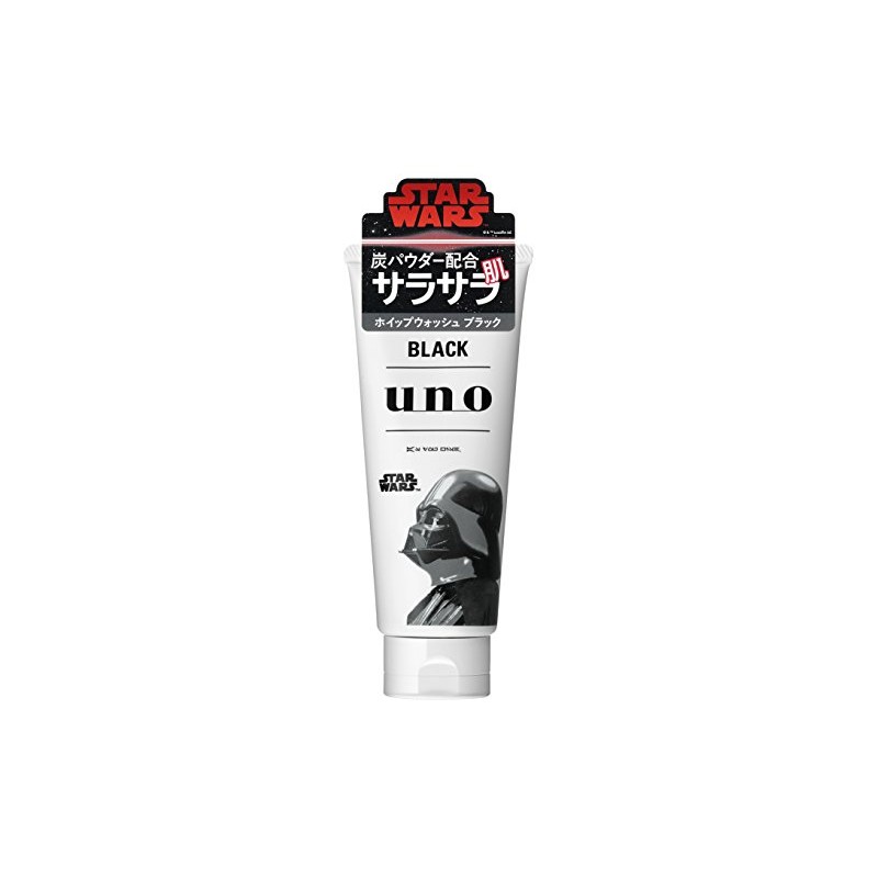 Uno Whip Wash Face Wash (Black), 4.6 oz (130 g)