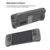 Crystal Clear Console Protective Back Case Cover Shell With Stand