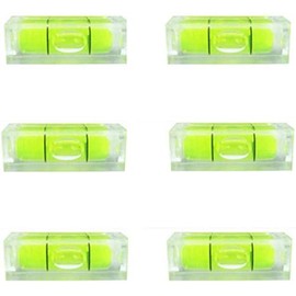 Utoolmart 8×23 mm Green Universal Precision Bubble Level Vials Spirit Level Picture Hanging Levels Mark Measuring Instruments Layout Tools 6pcs