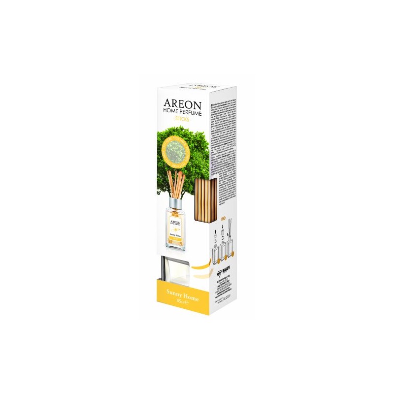 Areon Home Luxury Perfume Reed Diffuser Sunny Home + 10