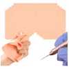 10pzs Piel Sintética 3d Practica Tatuaje Microblading Cejas