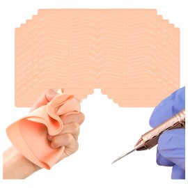 10pzs Piel Sintética 3d Practica Tatuaje Microblading Cejas
