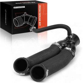 A-Premium Engine Air Clean Intake Tube Hose W/Clamps Compatible with Ford F-150 F150 1994-1996, F-250 F250 1994-1997, F-350 F350 1994-1997, Bronco 1994-1996, 5.0L 5.8L