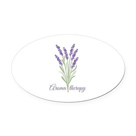 CafePress Aroma Therapy Euro Oval Car Bumper Magnet