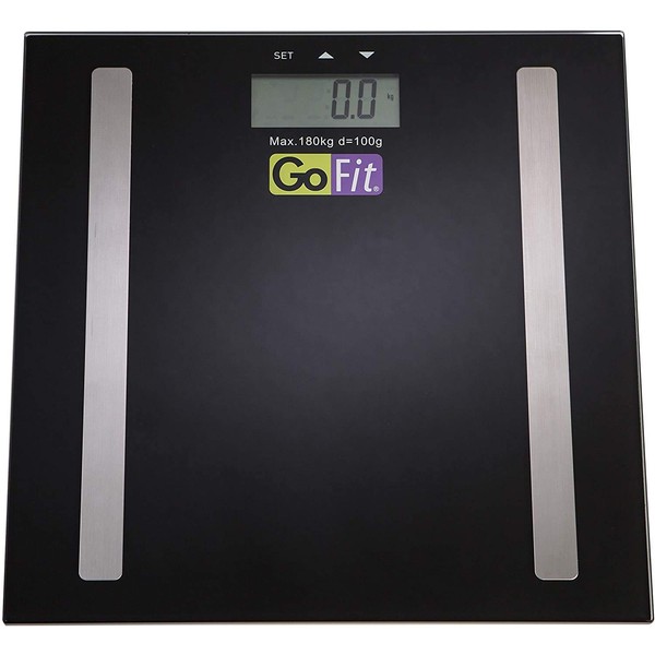 GoFit High Capacity Body Scale - Digital Display, 12.5 x 12.5 x 1.5, GF-Scale-BC