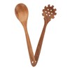 MAGICLULU 2pcs Long Handle Cooking Spoon Heat-Resistant Utensils for Stir-Frying