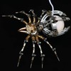 KonHaovF 3D Metal Puzzle Spider with Lamp for Adults, Assembly