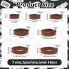 SUPERFINDINGS 14Pcs 7 Sizes Leather Watch Band Keeper Watch Band