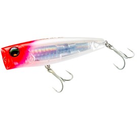 DUEL F1228-HRH Bubble Jet Sea Bass Fishing Lure, L-Blue, 3.5 inches (90 mm), Floating Fishing Tackle, Red Head