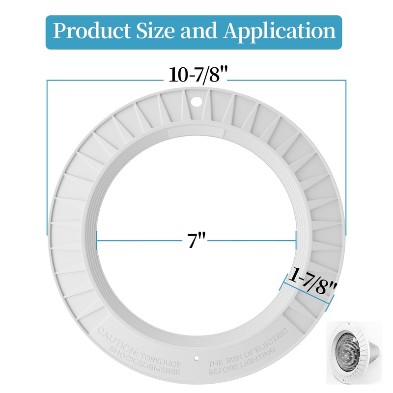 Pool Light Covers for Inground Pool Compatible with Hay-Ward Astrolite