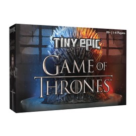 Tiny Epic Game of Thrones Board Game, Strategy Game for Adults & Teens, 1-4 Players, 60+ Min Playtime, Play as Iconic Westeros Characters, Custom Dice, Miniatures, Metal Coins, and Wooden Components