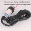 GUUZI 30 cm Adjustable M18 Diffuse Photoelectric Sensor Optical Three