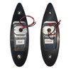 jamgoer Boat Navigation Lights 1 Pair Bow Light Waterproof Led