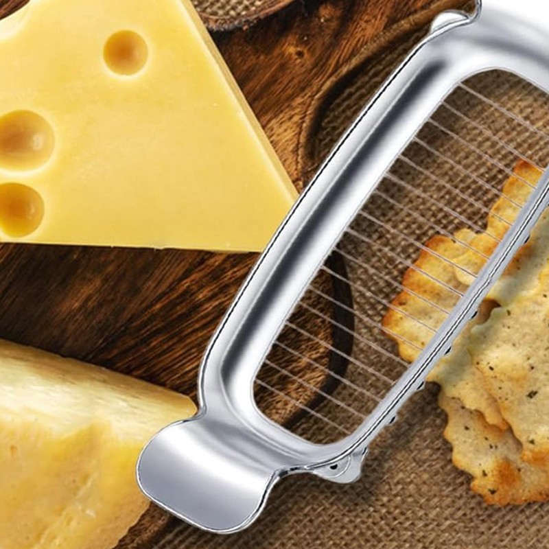 Premium Butter Wire Slicer, Multifunctional Cheese Cutter, Aluminum Cheese Wire