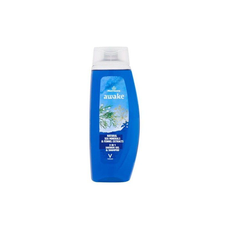 Morrisons Awake 2 in 1 Shower Gel 500ml