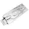LQ Industrial 1 Pair Silver Wall Mounted Galvanised Iron Bracket