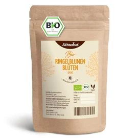 Organic Marigold Flowers | 250 g | Without Chalice | Marigold Tea vom-Achterhof Tea Herbs