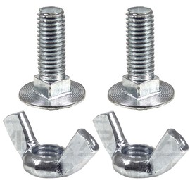 APUK Coach Bolt & Wing Nut Back Seat Cushion Kit Replacement for Massey Ferguson 35X 65 Tractor