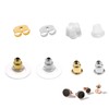 480pcs Earring Backs 8 Different Style Earring Pads Flexible Replacement