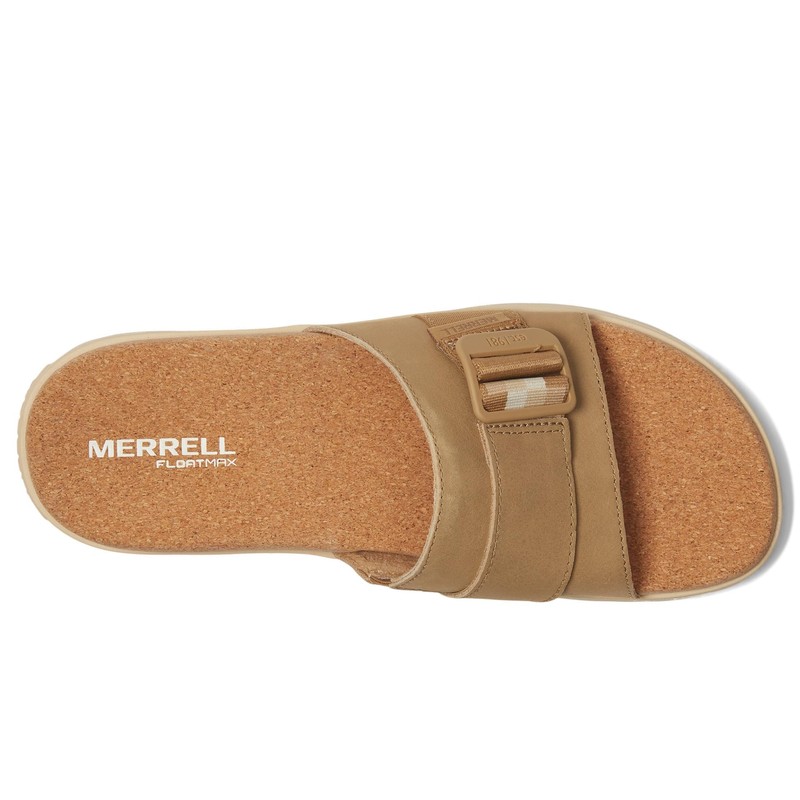 Merrell Women's Fleur Slide Sandal, Beaver, 8