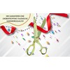 Gifaz Dressmaking Scissors for Inauguration and Ceremony Gold Ribbon 30cm