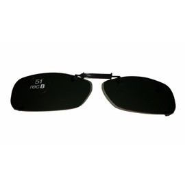 Solar Shield Polarized Clip On Sunglasses 51 Rec B