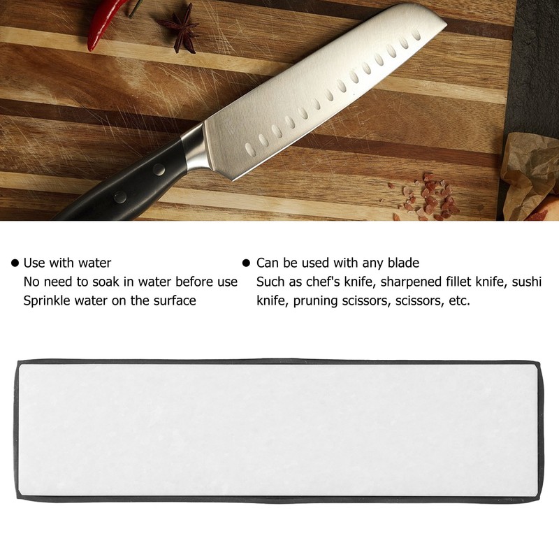8000Grit Sharpening Stone White Jade Iron Free Professional Whetstone with