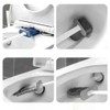PureLiving Toilet Brush Holder Set Wall Mounted – Flexible Silicone