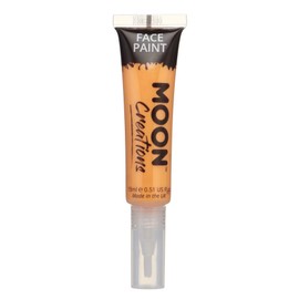Moon Creations Face and Body Paint with Brush Applicator 15 ml Orange
