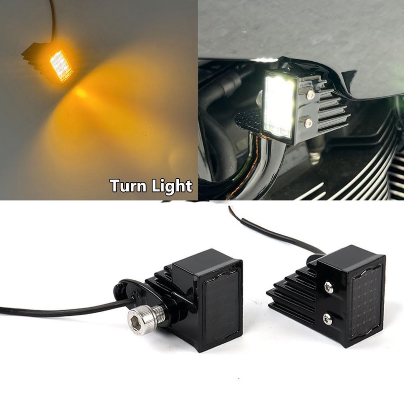 Motocycle Front Turn Signal light For Harley Softail Low Rider