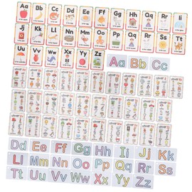 CORHAD 2sets Flash Cards Phonics Games Learning Toys for Boys and Girls Boys Girls Educational Toy