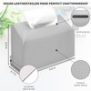 Stylish Tissue Box Cover Holder Compatible with Kleenex Disposable Paper