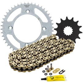 NICHE Drive Sprocket Chain Combo for Yamaha YZ85 Front 14 Rear 46 Tooth 428 X-Ring 118 Links