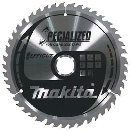 Makita E-06987 EFFICUT Circular Saw Blade Diameter 216 x 2.0 x 30 mm, 45 Teeth, 10° Tooth Angle, for Clean and Fast Cutting in Wood, for Cordless Cap and Mitre Saws