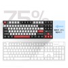 MageGee 75% Mechanical Gaming Keyboard, Blue Switch, LED Backlit, 87