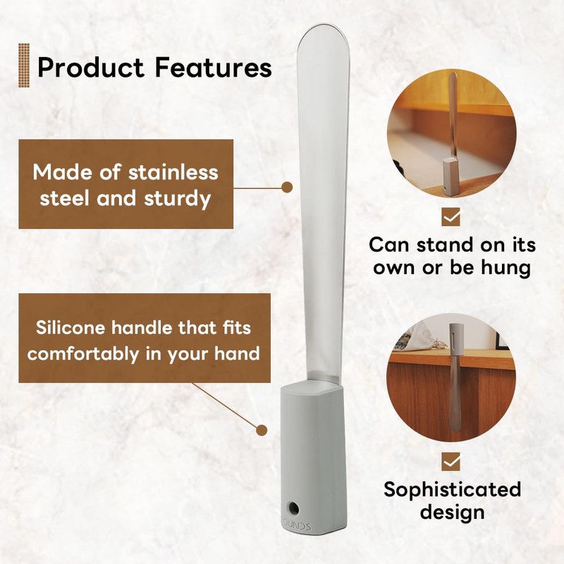 ROUNDS Standing Shoe Horn (Grey)
