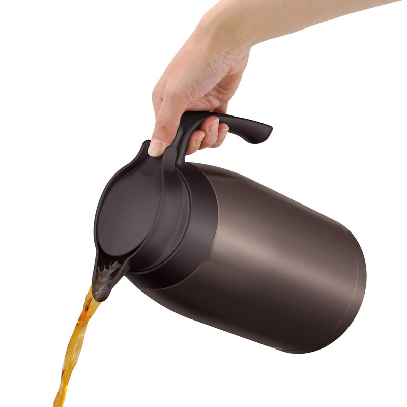 Thermos TTB-2000 DBW Stainless Pot 2L Dark Brown