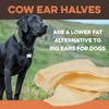 Premium Cow Ears For Dogs, Thick Cut & All-Natural Half