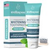 Wellnesse Whitening Hydroxyapatite Toothpaste with Xylitol, Natural Fluoride-Free Teeth Whitening