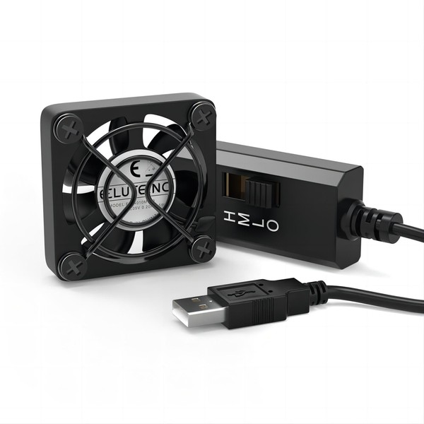ELUTENG Small Fan, Thin USB Fan, 1.6 inches (4 cm),