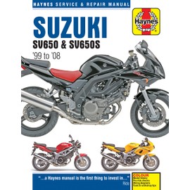 Suzuki SV650 & SV650S (99 - 08) Haynes Repair Manual (Paperback)