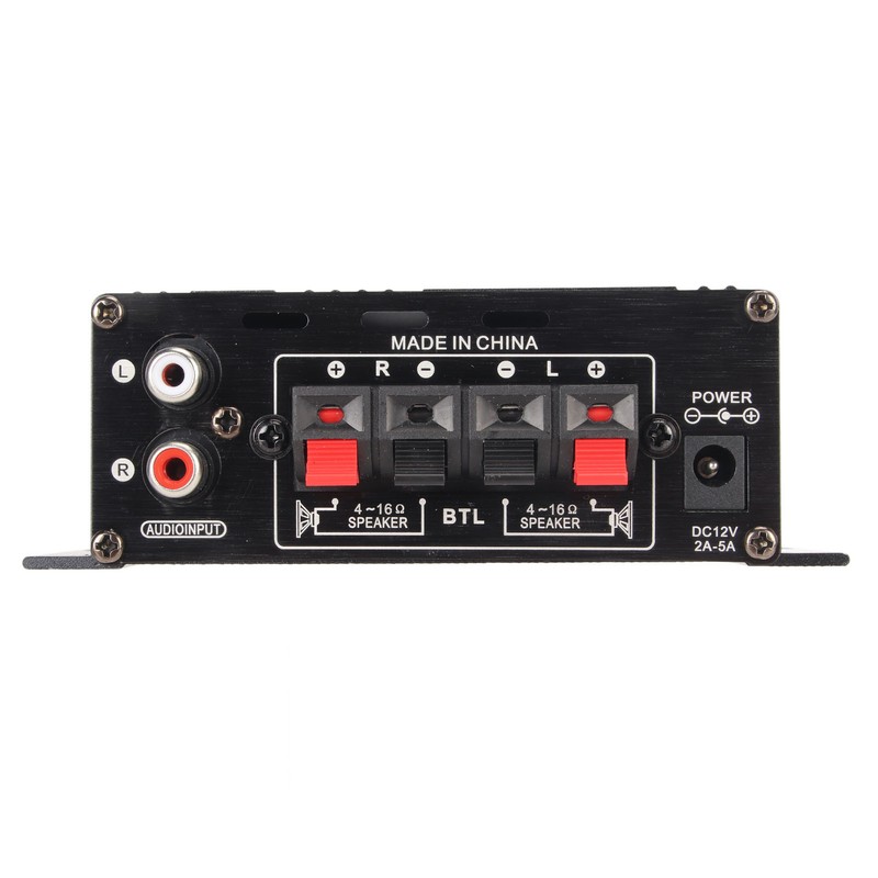 Bluetooth 5.0 Power Amplifier Clear Sound Quality Aluminium Alloy 20Hz